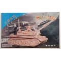 Puzzle lemn 3D - Tanc ZTZ-99, 4 foi, Colorarte, PJ-S130