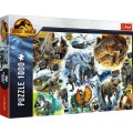 Puzzle carton 1000 piese Trefl Jurassic World - Dinozauri, 10727, 12+ ani