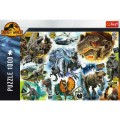 Puzzle carton 1000 piese Trefl Jurassic World - Dinozauri, 10727, 12+ ani