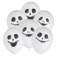 Balon print fantome PartyTime Halloween, set 6 buc