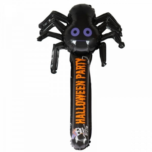 Balon figurina paianjen cu maner PartyTime Halloween, 57cm