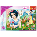 Puzzle carton 200 piese Trefl Disney Princess - Alba ca Zapada si cei 7 pitici, 13278, 7+ ani