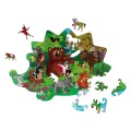 Puzzle lemn - Animale din padure, 14+ ani, BrushMe, DP30