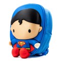 Ghiozdan gradinita Ridaz DC Justice League Superman, 23cm, 1 compartiment, 3D, albastru, 91108P