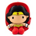 Ghiozdan gradinita Ridaz DC Justice League Wonder Woman, 23cm, 1 compartiment, 3D, rosu, 91109P
