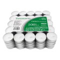 Lumanari tip pastila Bispol, albe, timp ardere 4h, set 100 buc, PF10-100S