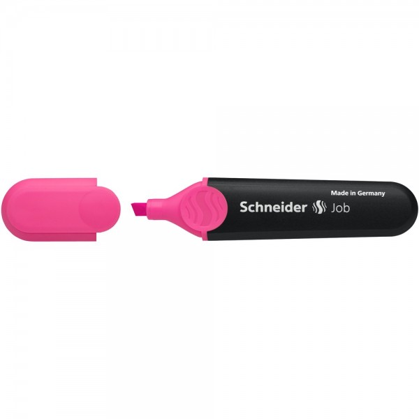 Textmarker Schneider Job 2991 1509, varf tesit, 1-5mm, roz fluorescent