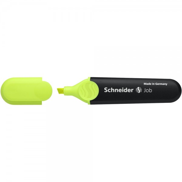 Textmarker Schneider Job 2991 1505, varf tesit, 1-5mm, galben fluorescent