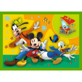 Puzzle carton 4in1 12, 15, 20, 24 piese Trefl Mickey - Prietenii lui Mickey, 506715, 3+ ani