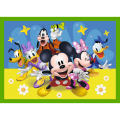 Puzzle carton 4in1 12, 15, 20, 24 piese Trefl Mickey - Prietenii lui Mickey, 506715, 3+ ani