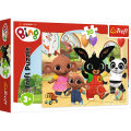 Puzzle carton 30 piese Trefl Bing - Distractie cu Bing, 542023, 3+ ani