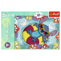 Puzzle carton 30 piese Trefl Stitch - Stitch In Vacanta, 539308, 3+ ani