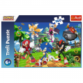 Puzzle carton 160 piese Trefl Sonic - Sonic si prietenii, 529234, 6+ ani