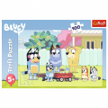 Puzzle carton 100 piese Trefl Bluey - Minunata lume a lui Bluey, 530818, 5+ ani