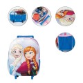 Ghiozdan gradinita Cerda Frozen 3D, 31cm, 1 compartiment, tip troller, albastru cu roz, 37028