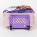 Ghiozdan gradinita Cerda Gabby's Dollhouse 3D, 31cm, 1 compartiment, tip troller, roz, 37024