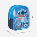 Ghiozdan gradinita Cerda Stitch, 30cm, 1 compartiment, bleu, 37000