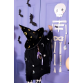 Figurina liliac, 29x13cm, hartie, negru, PartyTime Halloween, set 6 buc