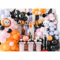 Figurina paianjen, 27x17cm, hartie, negru, PartyTime Halloween, set 5 buc